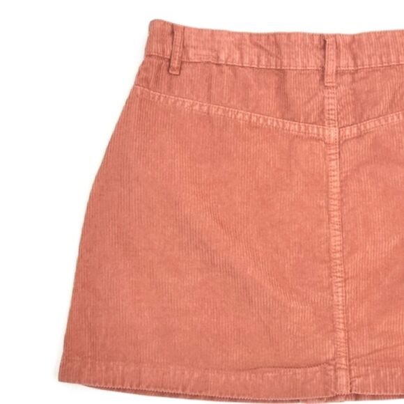 Free People Ray Cord Corduroy Button Down Cotton Mini Skirt Womens Size 10 - Picture 6 of 12